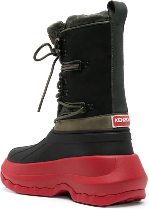 Kenzo x Hunter lace-up ankle boots Black