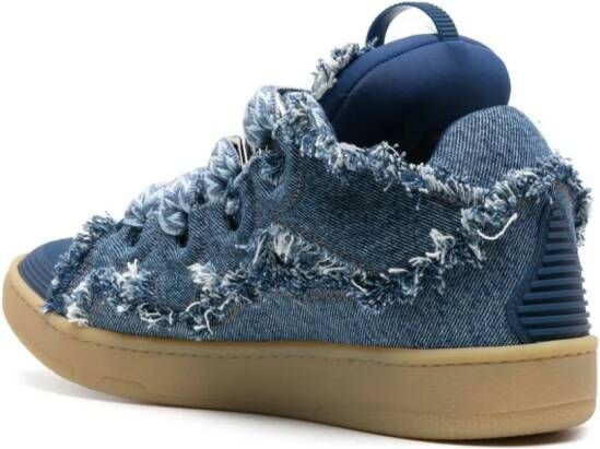 Lanvin Curb denim sneakers Blue