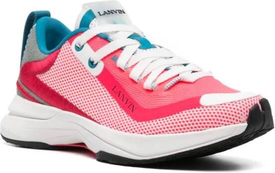 Lanvin L-I mesh sneakers Pink