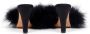 Maison Margiela Feather 90mm satin sandals Black - Thumbnail 2