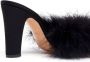Maison Margiela Feather 90mm satin sandals Black - Thumbnail 3