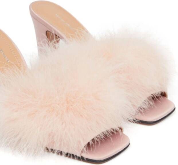Maison Margiela 90mm Feather sandals Pink