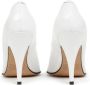 Maison Margiela 110mm Tabi patent-leather pumps White - Thumbnail 2