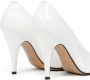 Maison Margiela 110mm Tabi patent-leather pumps White - Thumbnail 3