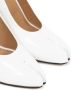 Maison Margiela 110mm Tabi patent-leather pumps White - Thumbnail 4