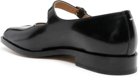 Maison Margiela Tabi leather Mary-Janes Black