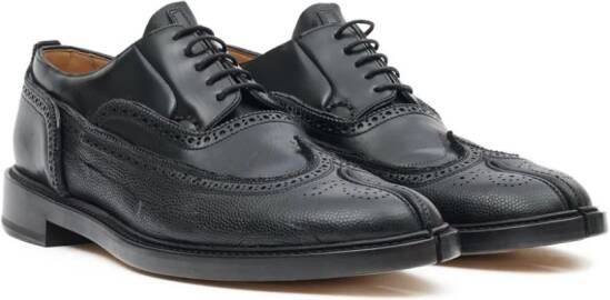 Maison Margiela Tabi Monster leather brogues Black
