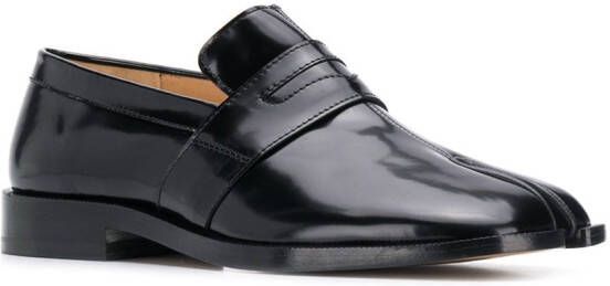 Maison Margiela Tabi leather loafers Black - Picture 1
