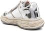Maison MIHARA YASUHIRO Wayne metallic-effect sneakers Silver - Thumbnail 2