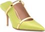 Malone Souliers Maureen 70mm satin mules Green - Thumbnail 1