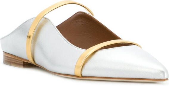 Malone Souliers Maureene ballerina shoes Silver - Picture 1