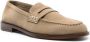 Manolo Blahnik Perry penny-slot suede loafers Neutrals - Thumbnail 1