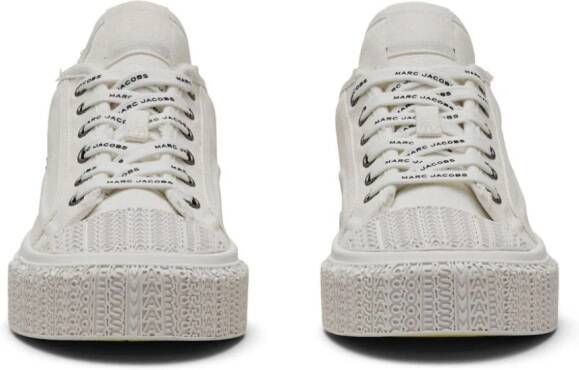 Marc Jacobs distressed canvas sneakers White
