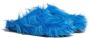 Marni Fussbet Sabot calf-hair slippers Blue - Thumbnail 1