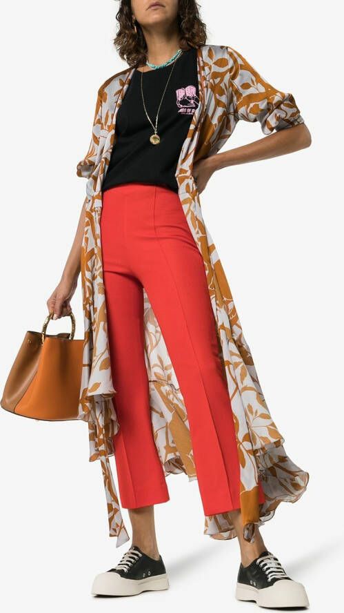 Marni Pablo leather flatform sneakers Black - Picture 2