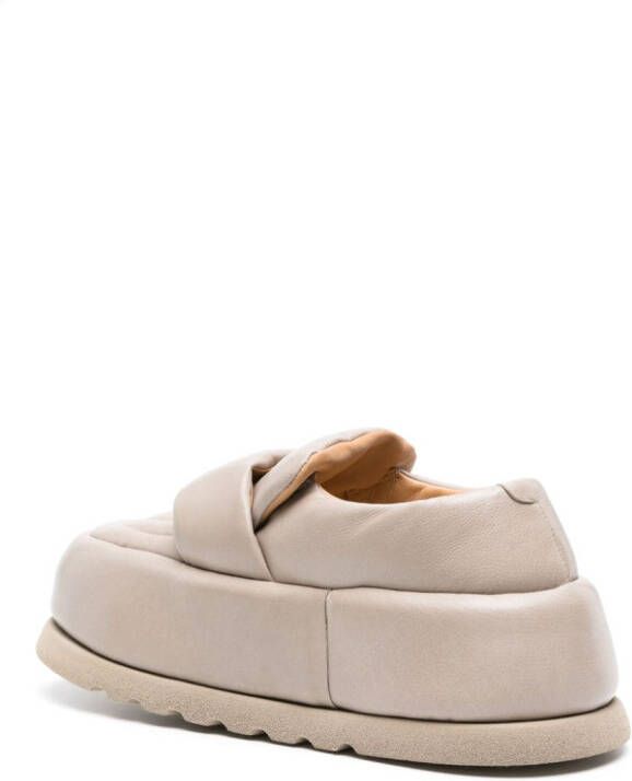 Marsèll chunky-sole leather loafers Neutrals