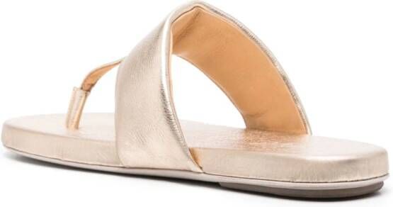 Marsèll Spanciata leather sandals Gold