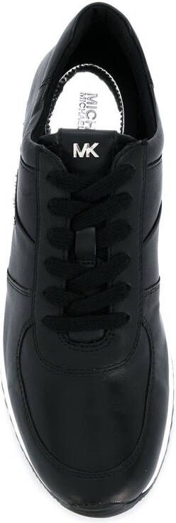 Michael Kors leather lace-up sneakers Black - Picture 3