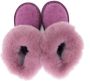 Monnalisa shearling-detail ankle boots Purple - Thumbnail 3