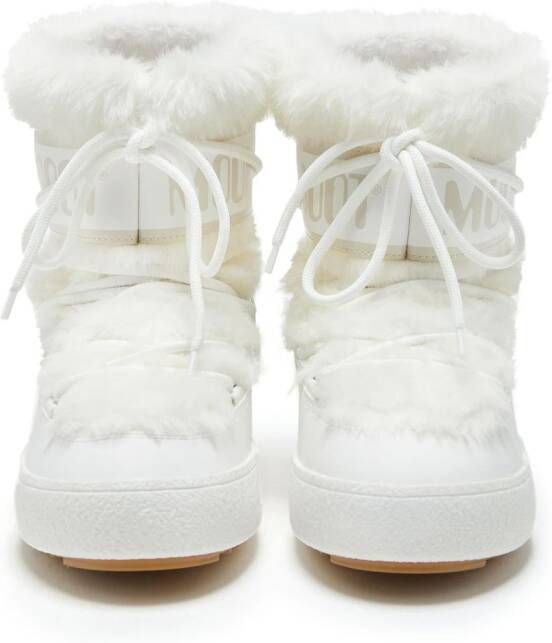 Moon Boot LTrack faux-fur padded boots White