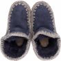 Mou Kids contrast-stitch ankle boots Blue - Thumbnail 3