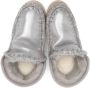 Mou Kids Eskimo whipstitch-detail boots Silver - Thumbnail 3