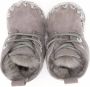 Mou Kids knitted stitch detail boots Grey - Thumbnail 3