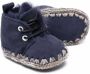 Mou Kids shearling-lined laced boots Blue - Thumbnail 2