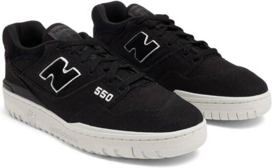 New Balance 550 suede low-top sneakers Black