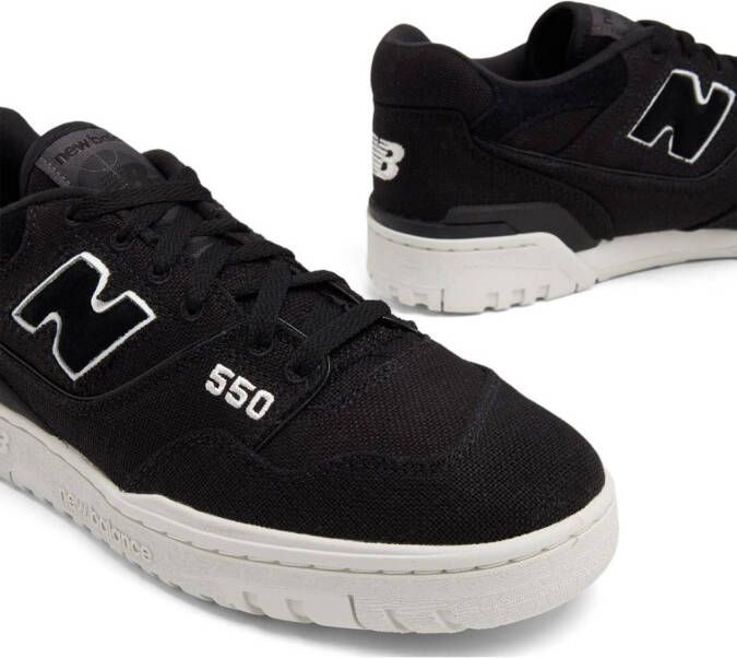 New Balance 550 suede low-top sneakers Black