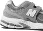 New Balance Kids 2002 Hook & Loop panelled sneakers Silver - Thumbnail 3