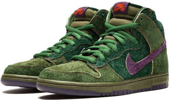 Nike SB Dunk High Premium "Skunks" sneakers Green