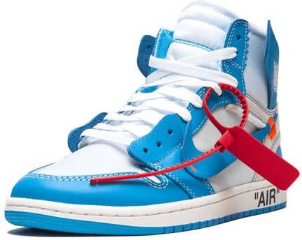 Jordan Air 1 Retro High "Off-White UNC" sneakers Blue - Picture 3
