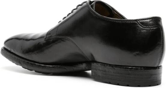 Officine Creative Balance 001 leather Derby Shoes Black