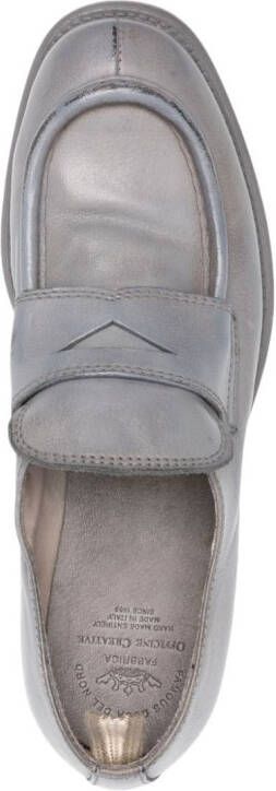 Officine Creative Calixte 020 leather loafers Grey