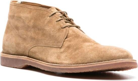 Officine Creative Kent 002 suede ankle boots Neutrals