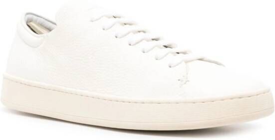 Officine Creative lace-up leather sneakers White
