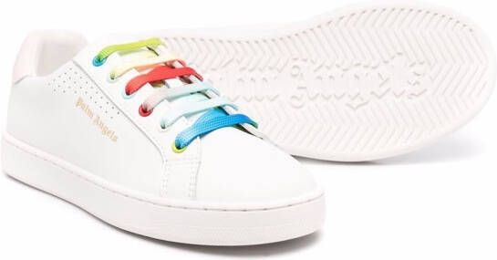 Palm Angels Kids logo-print low-top sneakers White