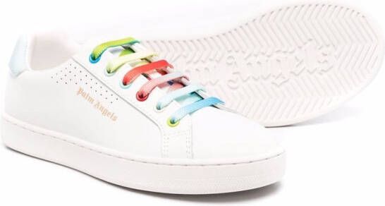 Palm Angels Kids logo-print low-top sneakers White