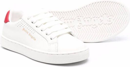 Palm Angels Kids side logo-print sneakers White