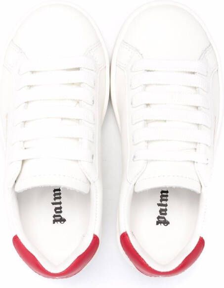 Palm Angels Kids side logo-print sneakers White