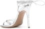 Paris Texas 105mm leather sandals Silver - Thumbnail 2