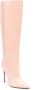 Paris Texas 120mm crocodile-embossed leather boots Pink - Thumbnail 1