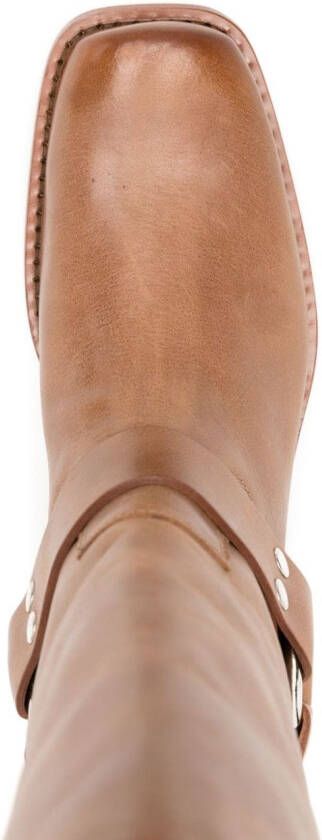 Paris Texas Roxy 50mm leather boots Brown