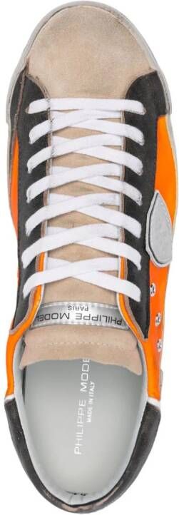 Philippe Model Paris Prsx distressed-effect sneakers Orange
