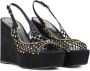 René Caovilla 125mm crystal-embellished sandals Black - Thumbnail 1