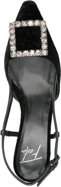 Roberto Festa 70mm Stefi leather pumps Black