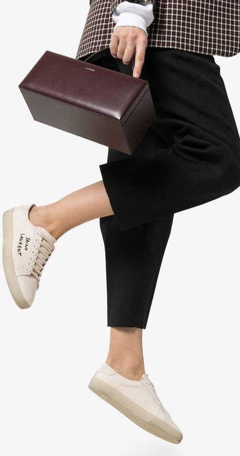 Saint Laurent Court Classic canvas sneakers Neutrals - Picture 2