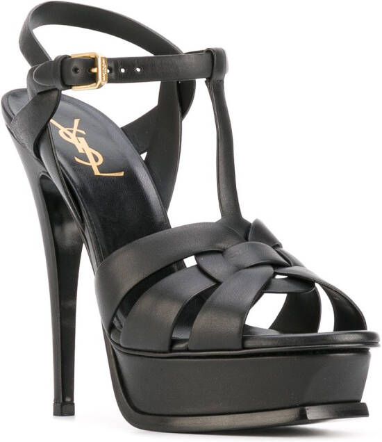 Saint Laurent 150mm Tribute sandals Black - Picture 1