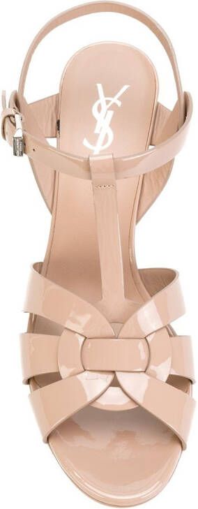 Saint Laurent 75mm Tribute sandals Neutrals - Picture 3